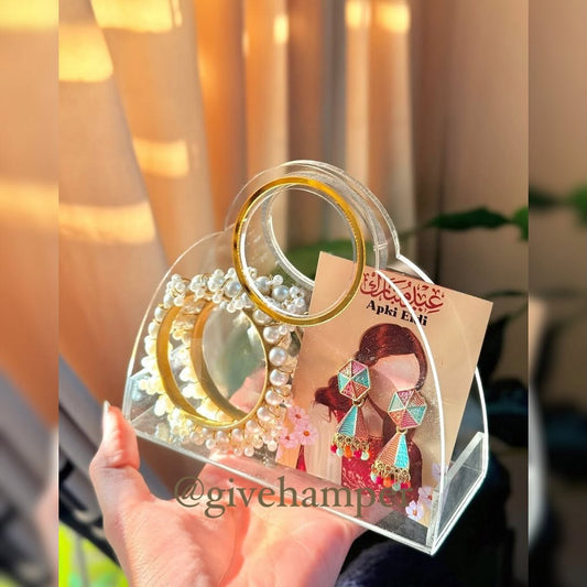 Buy Premium Acrylic Bag – 7.5" x 5" x 2.5" | Elegant & Durable | Perfect for Gifts